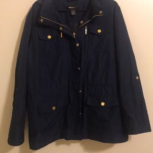 Gold Trim Rain Jacket